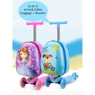 Kids scooter luggage bag