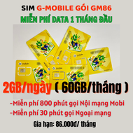 SIM 4G Mobifone GMobile Miễn Phí 1 Tháng Gọi Nhiều Lướt Mạnh Không Tốn Phí Gói Cước Rẻ GM35 GM68 GM8
