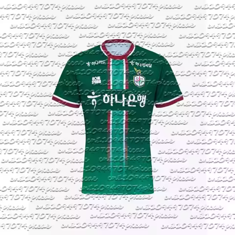 2026 New Fashion Daejeon Hana Home Kit Soccer Jersey T-shirt Men's Adults Quick Drying Breathable Fo