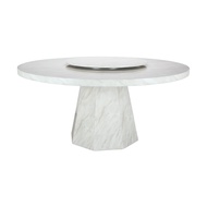 INDEX LIVING MALL โต๊ะอาหารหินอ่อน รุ่นออริสทาโน ขนาด 160 ซม. - สีขาว