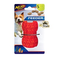 Nerf Dog ของเล่นหมา ลายยางล้อรถ มีช่องใส่ขนมหอมท้าทายให้เอาขนมออก ของเล่นยาง ทนทาน ของเล่นสุนัข ของเล่นขัดฟัน จาก USA