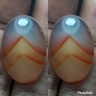 Natural Agate Agate Agate Motif Image Uphold Antique 87