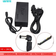LAFAYE Laptop Power Adapter, Adjustable Voltage 96W Laptop Charger Adapter, Travel Multiple Portable