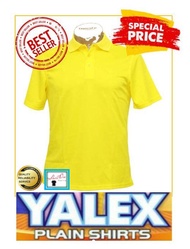 Shirt On Yalex Plain Polo colored CANARY YELLOW  Shirt with COLLAR Yalex Red Label High Quality Shir