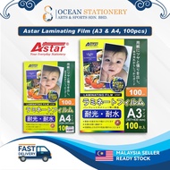 Astar Laminating Film A4/A3 100MIC/100PCS