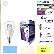 Philips Dimmable  4W Master Led Luster Bulb E14 E27