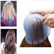 Silicone Dye Hat Tint Cap Reusable Hair Colouring Highlighting Dye Cap Salon Barber Styling Tools