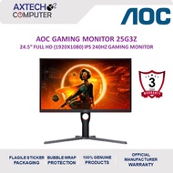 AOC 25G3Z 24.5" FHD 240Hz Gaming Monitor ( HDMI, DP, 3 Yrs Warranty )