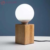 HARRIETT Bulb Holder E27 Home Decor Living Room Household Bohemian 8 styles Wood Lamp Holder