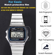 2PCS HD Glass Watch Protective Film for DW5600 DW5610 91W A158 AE1200WH W800H Watch Scratch Resistan