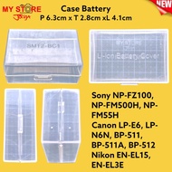 Kotak baterai kamera case box battery camera canon LP-E6 LP-E6N BP-511
