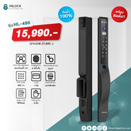 New!! Model ปี 2025 HiLock Digital Door Lock : 8 ระบบ รุ่นHL-495 (กันน้ำ100%) (พร้อมติดตั้ง)