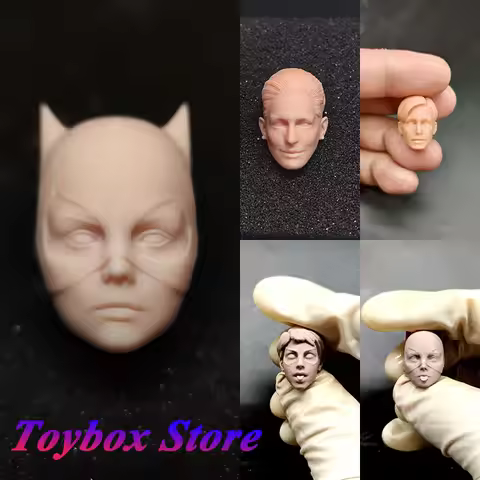 HL904 HL624 1/12 Hathaway Unpainted Head Sculpt Batman Series Catwoman Super Hero Model Toys For ML 