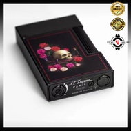 S.T.Dupont Ligne2 Rose Phantom Rose Skull Lighter Black