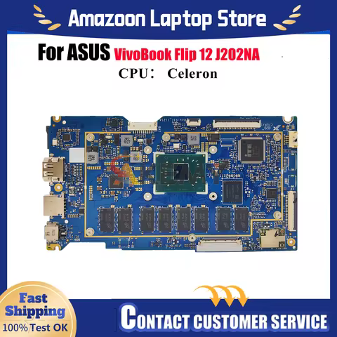 TP202NA Laptop Motherboard For ASUS VivoBook Flip 12 J202NA TP202N TP202NAS TP202NA VivoBook Flip Ma