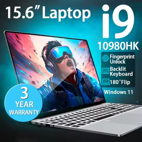 Intel i9 10980HK Laptop Intel Core i9 10980HK Laptop Windows 11 15.6 inch 16GB RAM 1TB SSD Gaming La