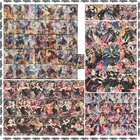 Anime ONE PIECE Rare GR UR SSR SR Game Refraction Collectible Card Bonney Hancock Nami Shanks Uta To