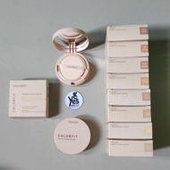 Wardah Colorfit Perfect Glow Cushion 15gr Place+Glass+Refil+Puff Solid Powder Face Powder Makeup Fac
