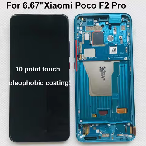 6.67" Super AMOLED Original New For Xiaomi Poco F2 Pro LCD Screen Display +Touch Panel Digitizer For