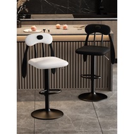 Bar Chair High Feet Simple Commercial Dining Chair Island Table 6PF0