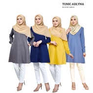 BLOUSE MUSLIMAH, TUNIC ADLYNA, BLOUSE LABUH