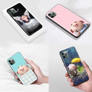 S-26 Cartoon Cute Pig Soft Silicone Case Compatible for Realme 5S 6I 3 6 3I 5I 5 7 6S 7I C17 Pro