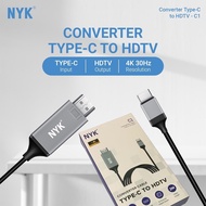NYK Converter Cable Type-C to HDTV C1 - Cable Type C to hdmi 2m