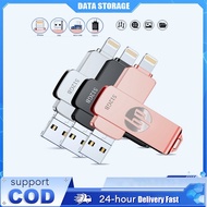 2TB capacity USB3.0 4-in-1 Type-C free OTG metal waterproof high-speed U-disk 512GB 256GB 128GB port