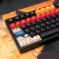 Naruto Keycaps 94 / 129 Keys Cherry Profile PBT Wooting Aula F75 Mechanical Keycap Dye Sublimation A