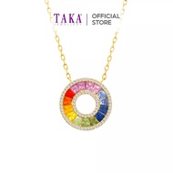 TAKA Jewellery Sapphire and Diamond Necklace 18K