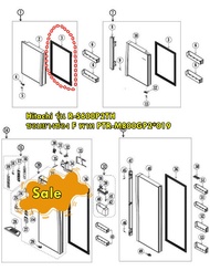 อะไหล่ของแท้/ขอบยางช่องฟรีสฮิตาชิ/Hitachi/รุ่น R-S600P2TH/F/PTR-M800GP2019 รุ่นที่ใช้งาน R-S60