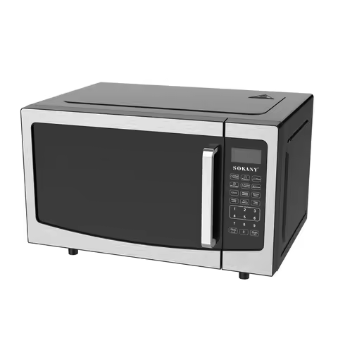 SOKANY 10019 34L 1500W Microwave Oven Stainless Steel White Microwave Oven Household Appliances With