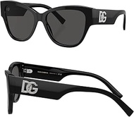 Dolce and Gabbana DG6187 Rectangle Shape Lettering Logo Sunglasses With Eyewear Kit Bundle - High Br