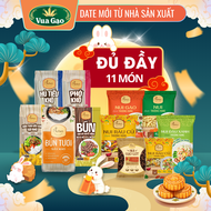 (Combo Đủ Đầy) Nui Ống Vàng Nui Gạo Nui Rau Củ Nui Gạo Lứt Nui Rau Củ Chữ C Nui Đậu Xanh Hủ Tiếu Phở