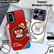 HP So Cool Infinix GT 30 Pro Case Latest 2025 Supports Wireless Charger One Piece Motif | SoftCase I