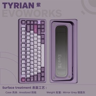 EVO75 Evoworks Studio Aluminium FR4 Plate Bluetooth Wireless RGB Hotswap Mechanical Keyboard Tyrian 