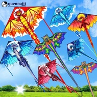 QUENNA 1.2/1.4/1.5/1.44m Large Dinosaur Kite for Kids and Adults Easy to Fly Pterosaur Pterodactyl S