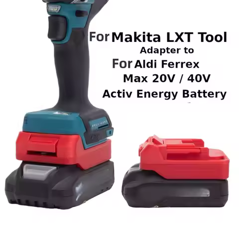 Battery Adapter Converter for Aldi Ferrex 20V / 40V Battery to 18V Makita Tool