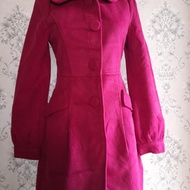 Long Coat woo megar/Coat woll wanita/Coat winter spring autumn/wool