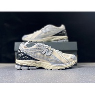 New Balance NB 1906R M1906RLZ Comfortable versatile Shock absorption running shoes Beige grey hot sa