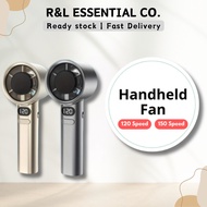 【150 Speed】Handheld Fan Portable Bladeless Mini Fan rechargeable Adjustment With Strong Wind Cooler 