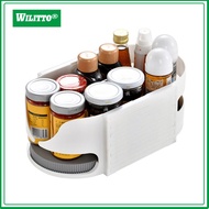 Lazy Refrigerator Storage Box Cabinet Storage Rack 360-degree Rotating Refrigerator Storage Rack wit