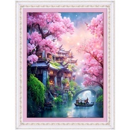 Landscape cross-stitch painting MN0447 - 50*68 )cm vs8920 - material set