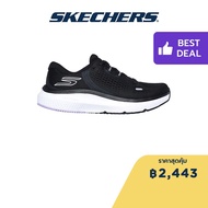 Skechers สเก็ตเชอร์ส รองเท้าผู้หญิง Women GOrun Pure 4 Tech Running Shoes - 172082-BKW Arch Fit Eco Flight Goodyear Rubber Machine Washable