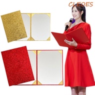 CLEOES A3 A4 Art Paper Hardcover, Signing Contract High-end File Paper Page Folder, Durable Thicken 