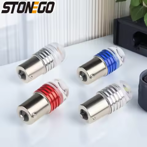 1156 BA15S P21W 1157 BAY15D Red Strobe LED Bulb 5630 3SMD 12V Car Brake Turn Signal Tail Flashing Li