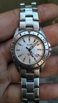 jam tangan Alba diver style cewek second bekas ori