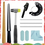 Ring Mandrel Ring Sizer Tool Ring Measurer with Quarter Sizes Finger Size Measuring Ring Shaper to F