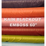 KAIN LANGSIR BLACKOUT EMBOSS (GS- 71)