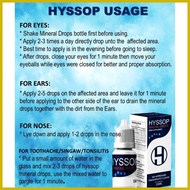 ◷ ☃ ▫ [100% Authentic] Hyssop Mineral Drops 15ml | Eye Care | High Grade Mineral